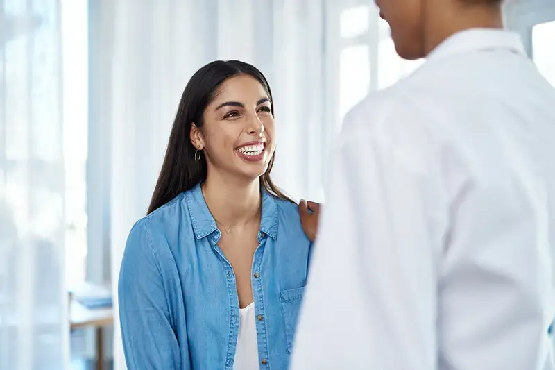 A female egg donor discusses surrogacy services at LifeBridge Surrogacy in California.