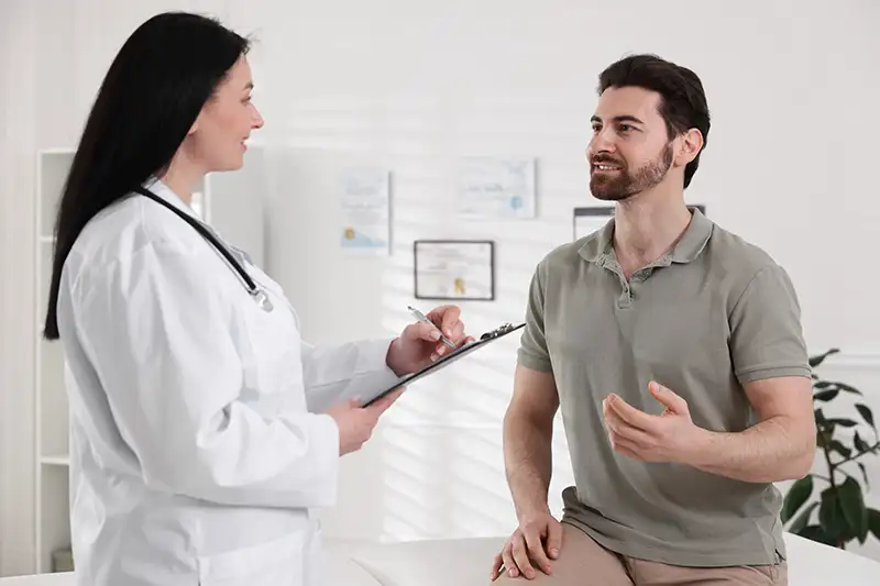 A male sperm donor discusses surrogacy services at LifeBridge Surrogacy in California.